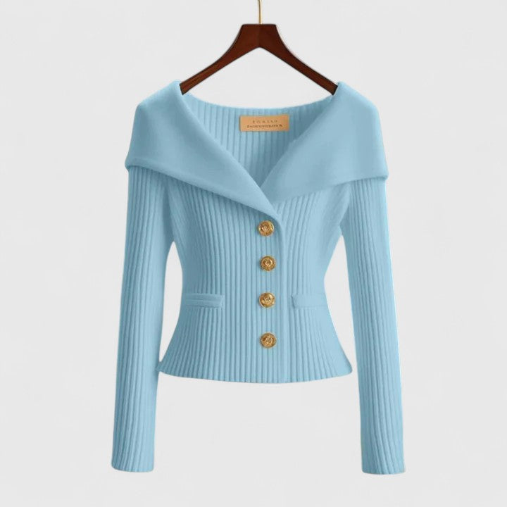 Katrine™ | Elegant strikcardigan