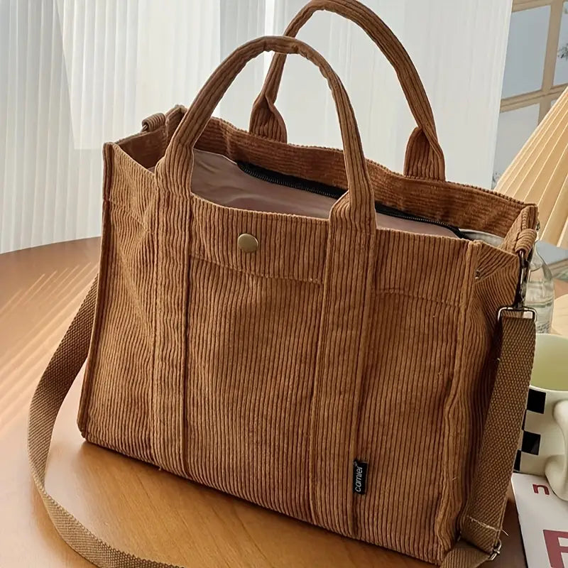 Marella – Vintage-inspireret fløjls-tote