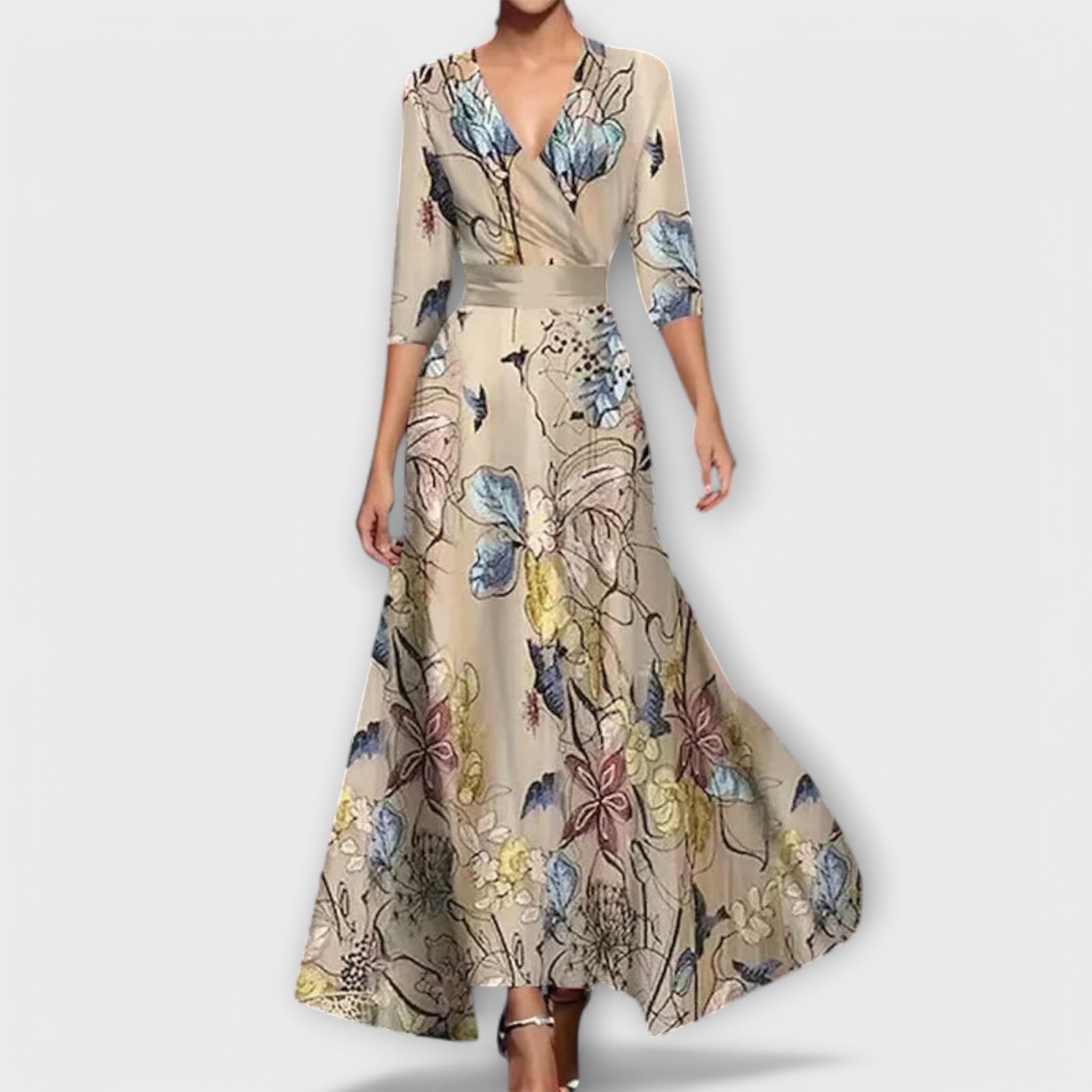 Lorenza | Slå-om Maxi Kjole