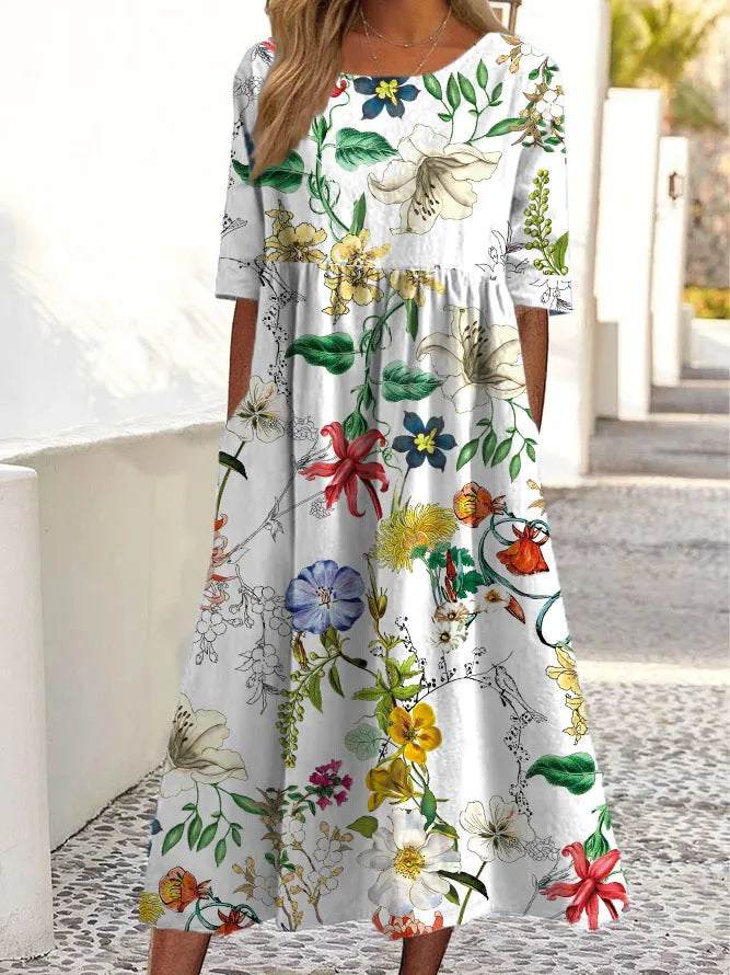 Sofia® | Blod Blomsterkjole