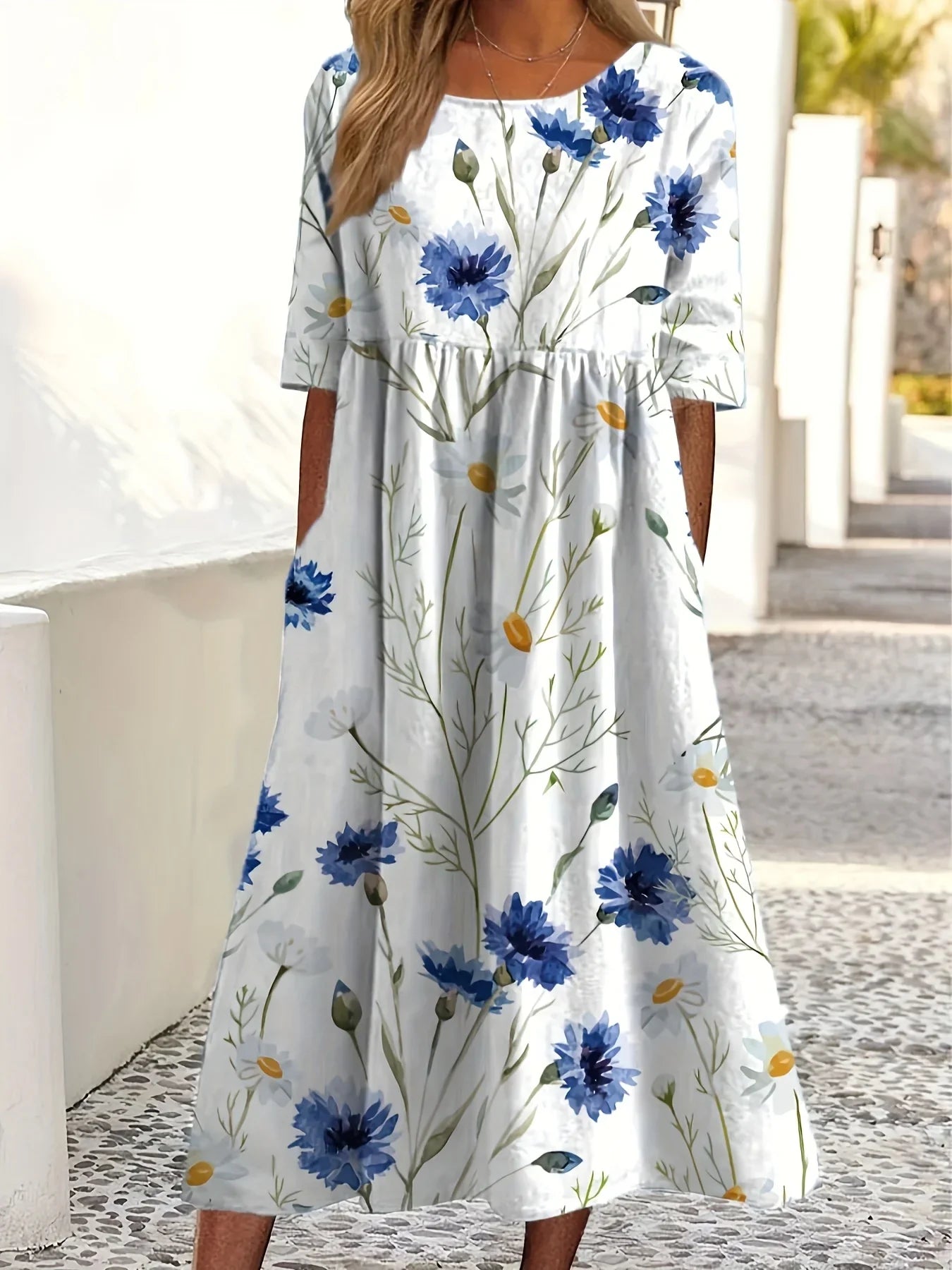Sofia® | Blod Blomsterkjole