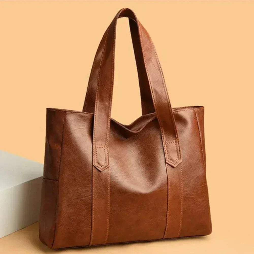 Sofia™ | Minimalistisk luksuriøs skuldertaske i blødt design.