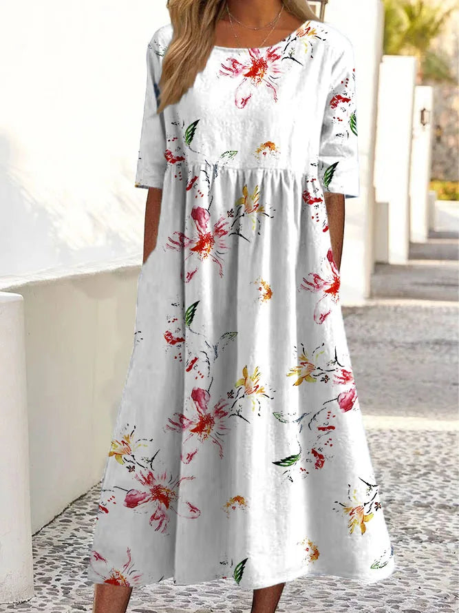 Sofia® | Blod Blomsterkjole