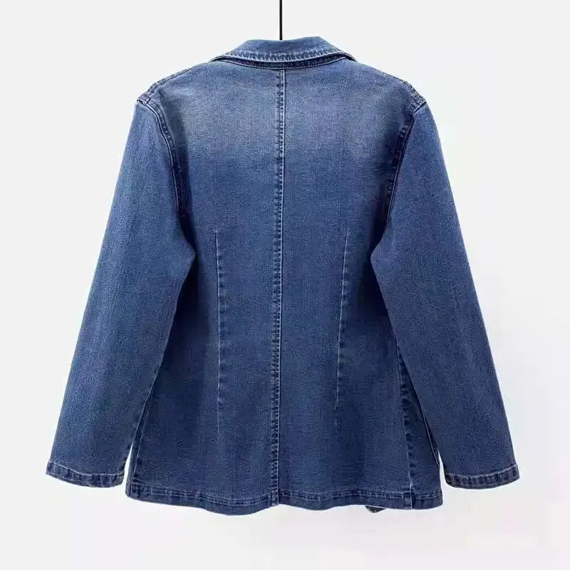 Eveline™ | Afslappet Denim-Blazer