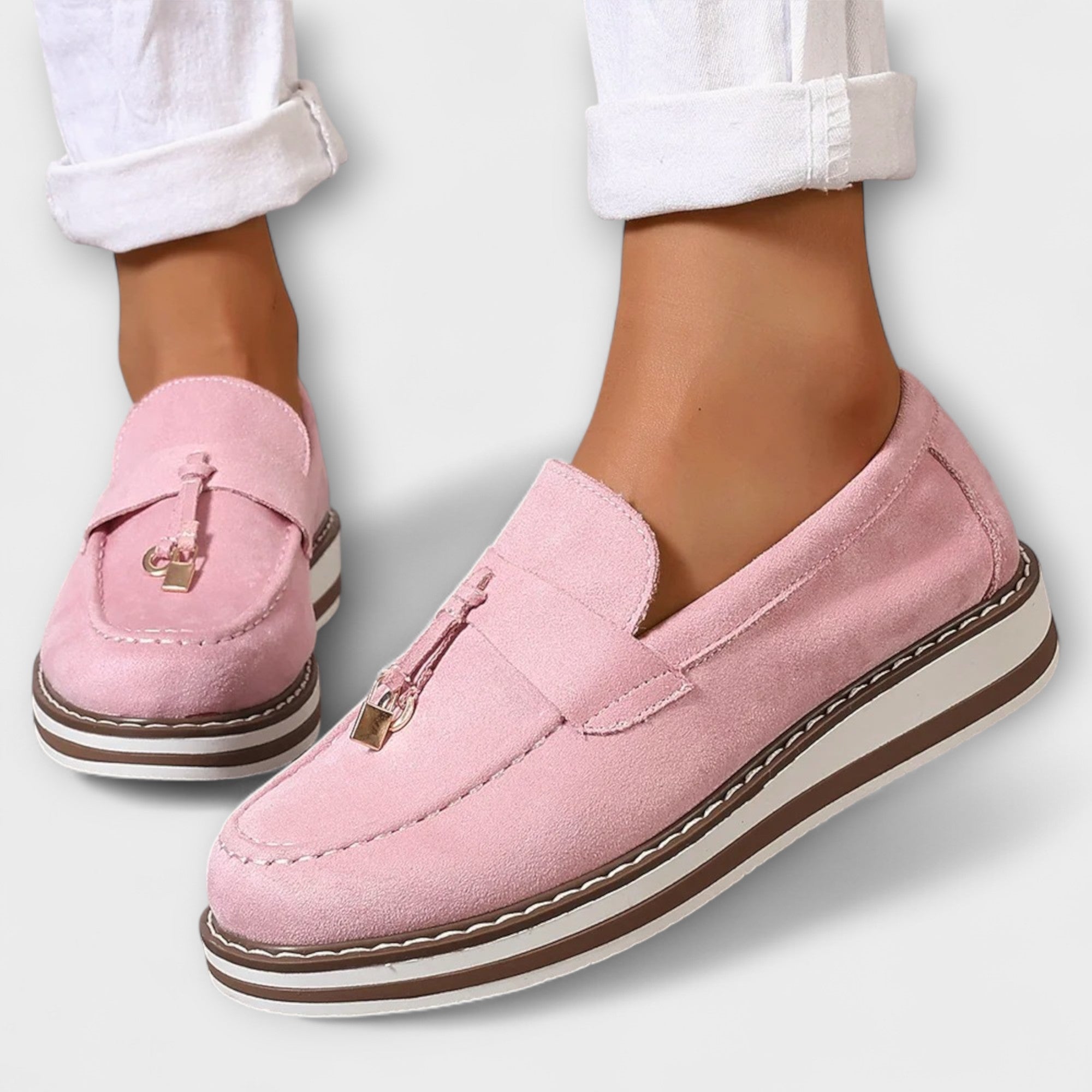 Halo – Casual Loafers med Rund Snude
