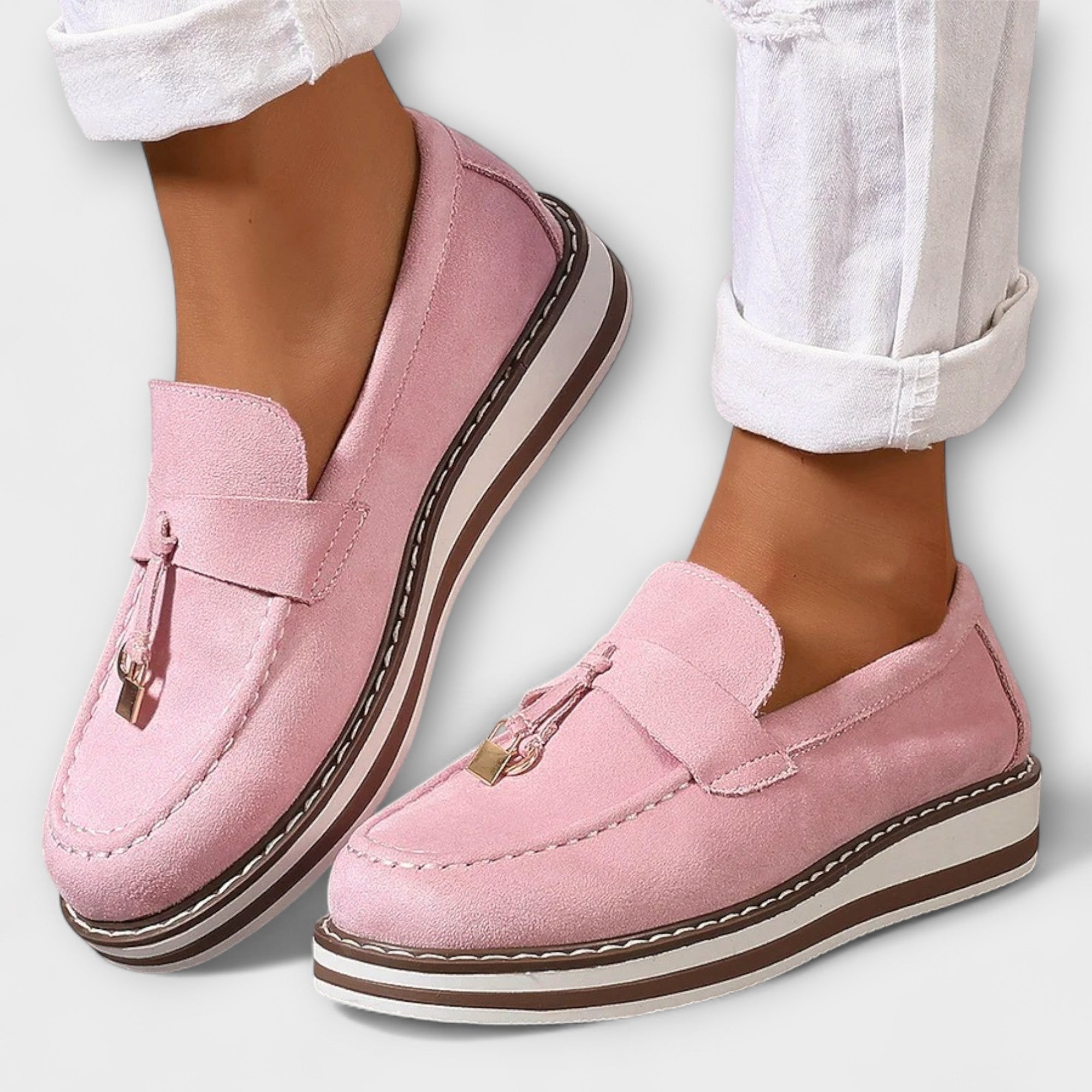 Halo – Casual Loafers med Rund Snude