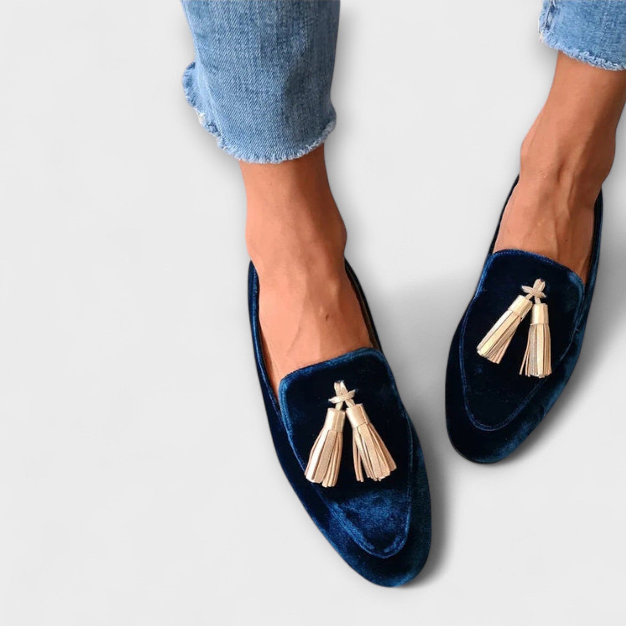 Quinnlyn – Vintage-inspirerede Loafers med Kvaster