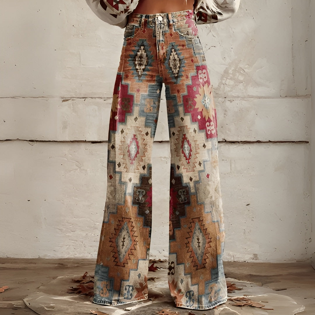 Mila™ | Vintage Brede Ben Jeans