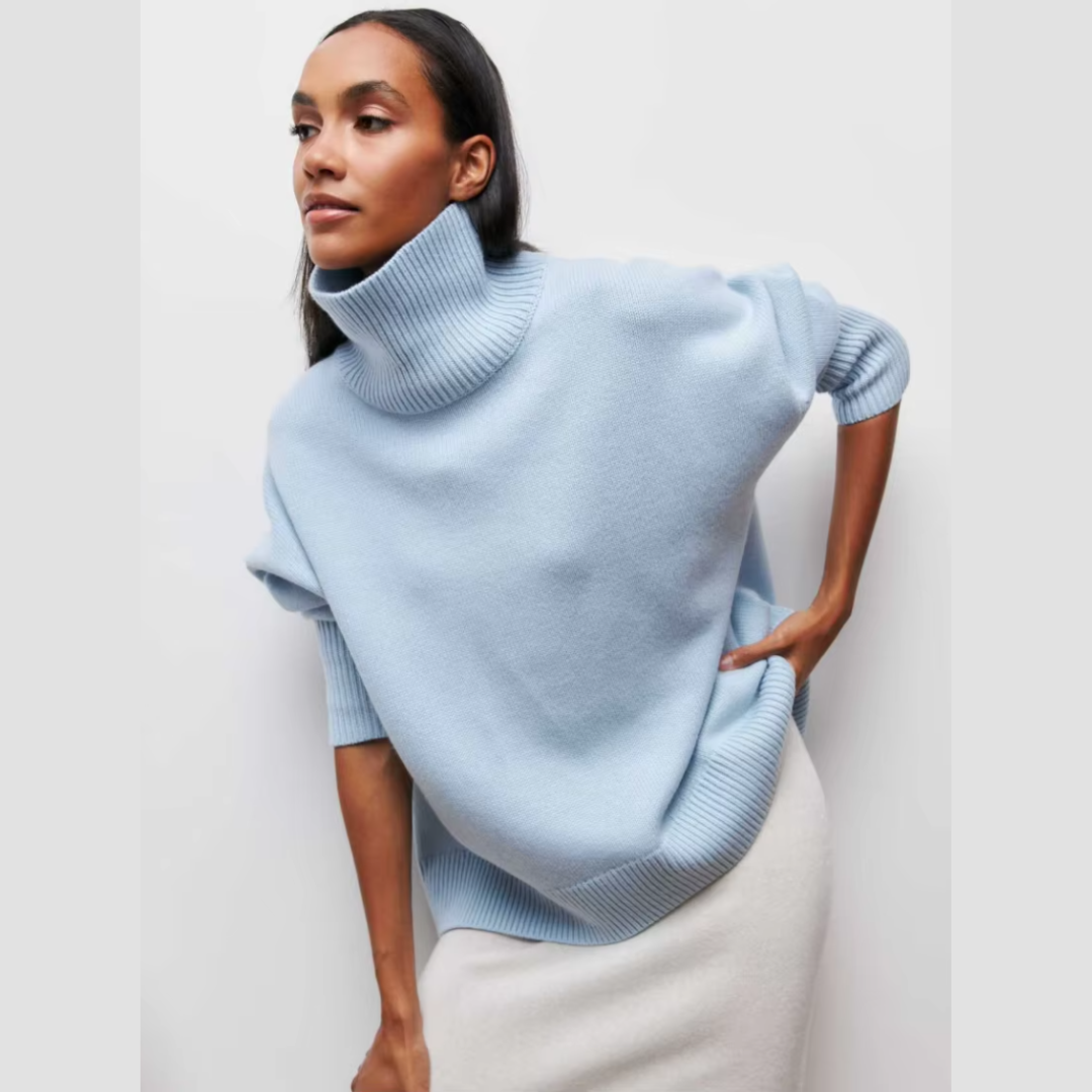 Sofia™ | Lun højhalset sweater 
