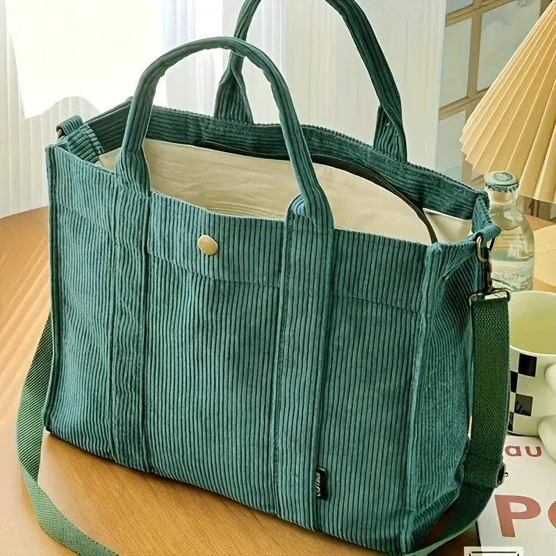 Marella – Vintage-inspireret fløjls-tote