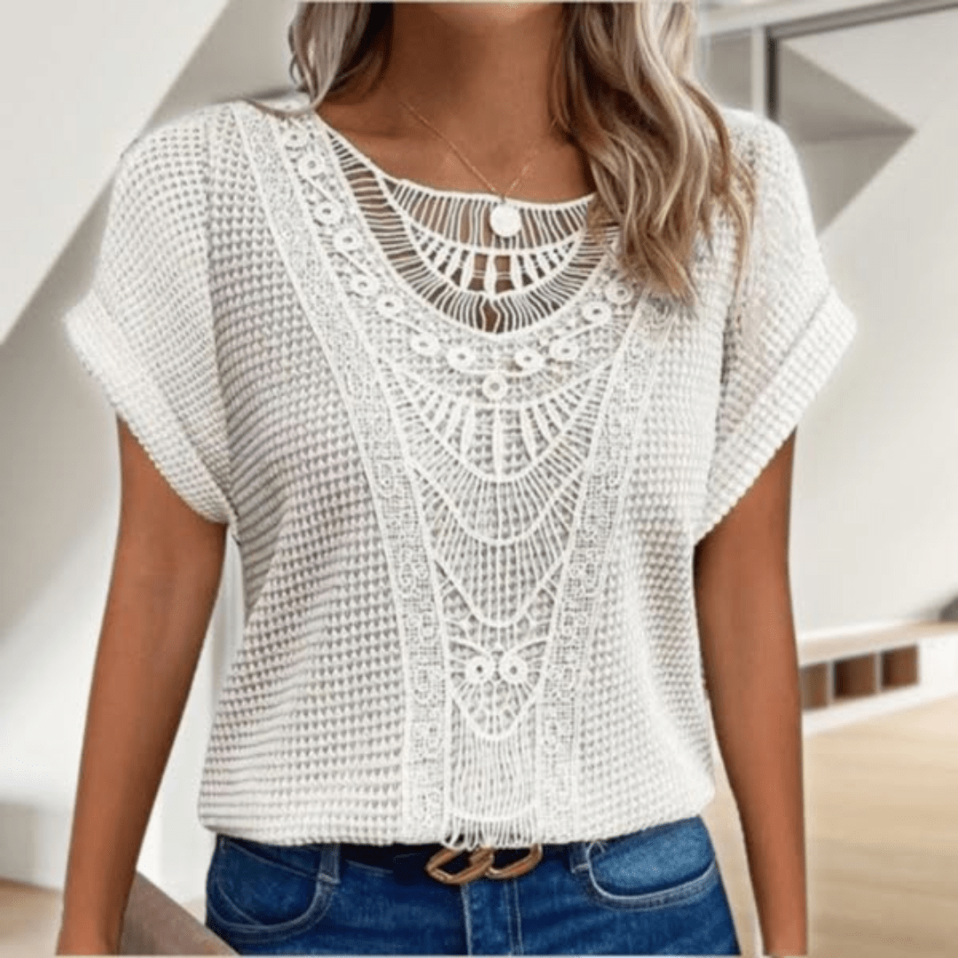 Sofia™ | Elegant Ibiza-inspireret Bluse