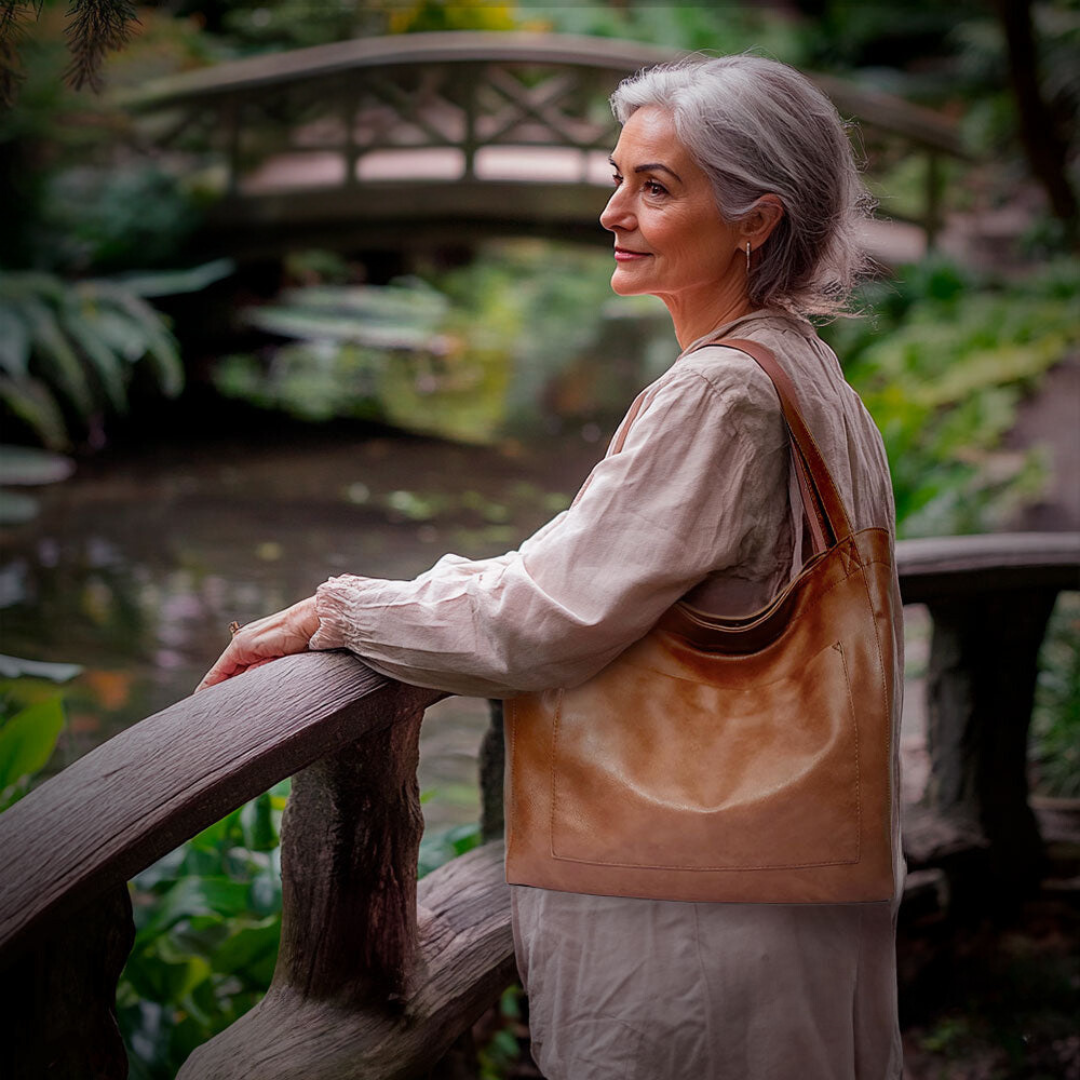 Sofia™ | Grote, bløde og luksuriøse schoudertas.