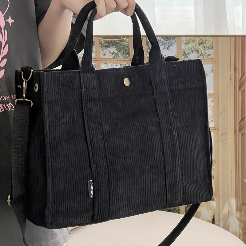 Marella – Vintage-inspireret fløjls-tote