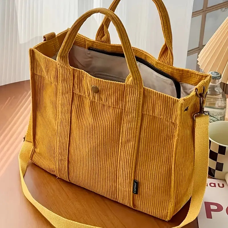 Marella – Vintage-inspireret fløjls-tote