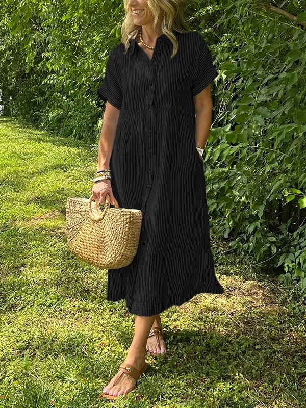 Sofia™ | Lad Sommerkjole Med Knapper