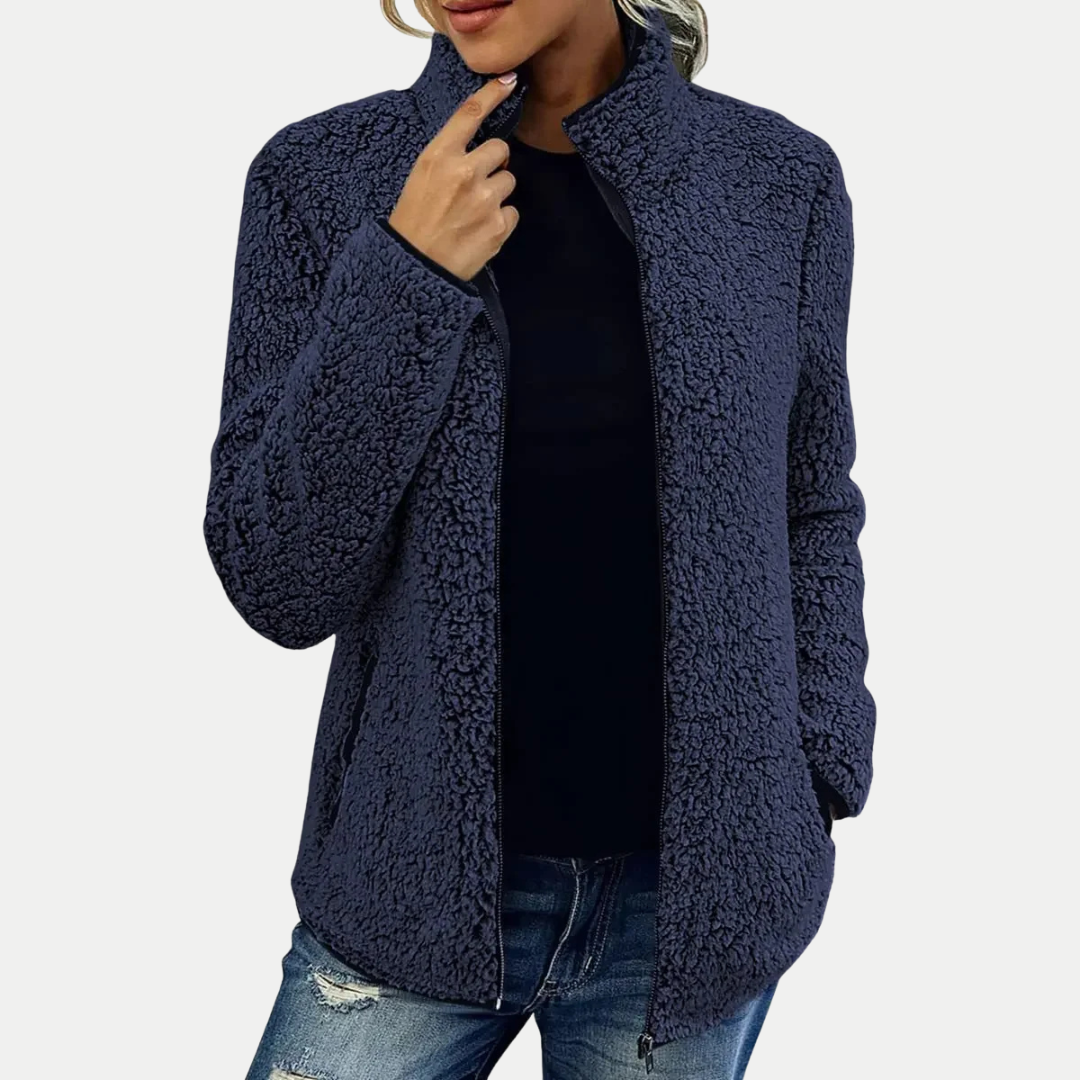 Katrine™ | Elegant Casual Fleecejakke