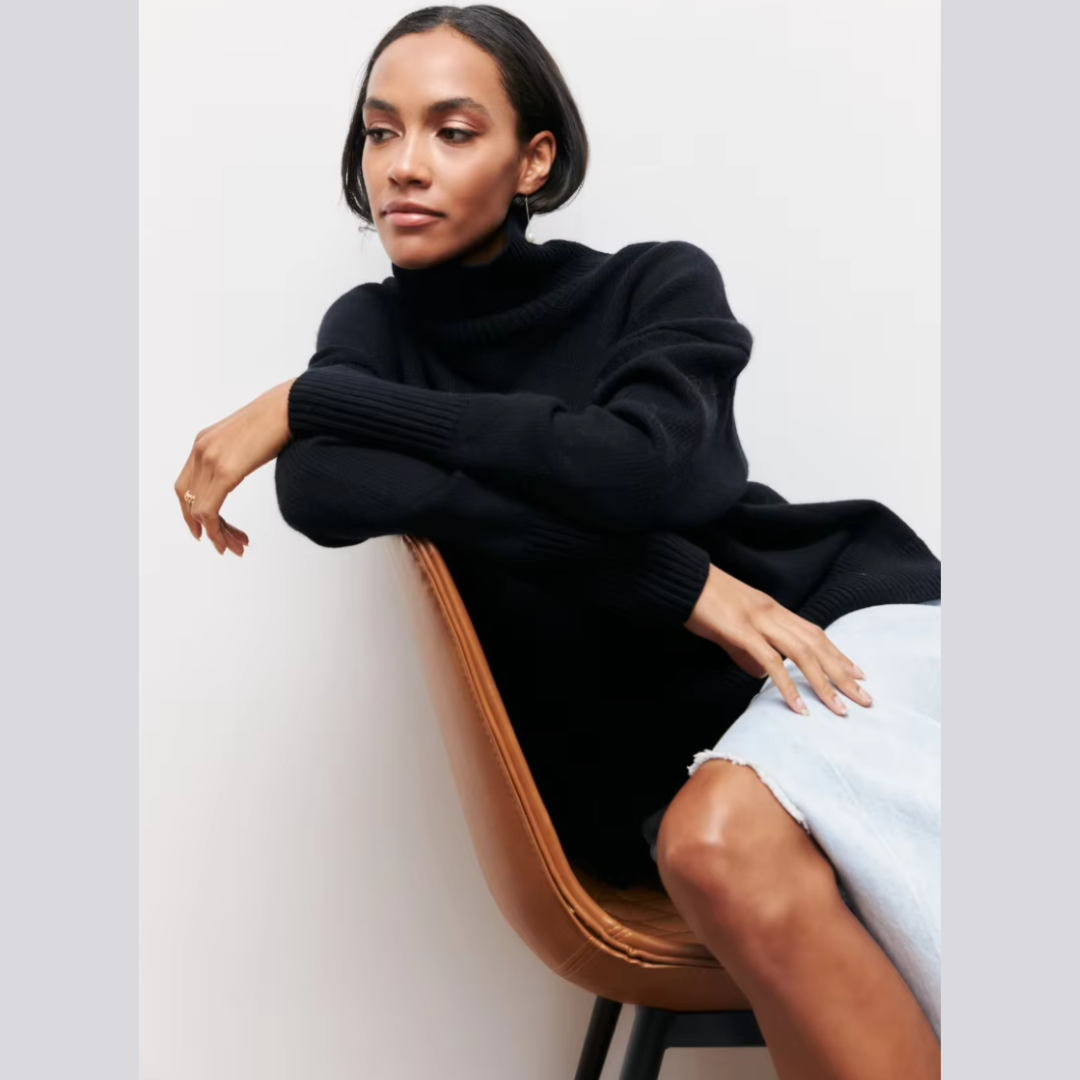 Sofia™ | Lun højhalset sweater 