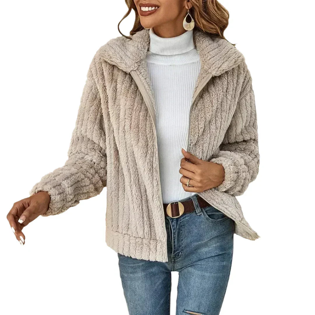 Lovise | Plush Fleece Jakke