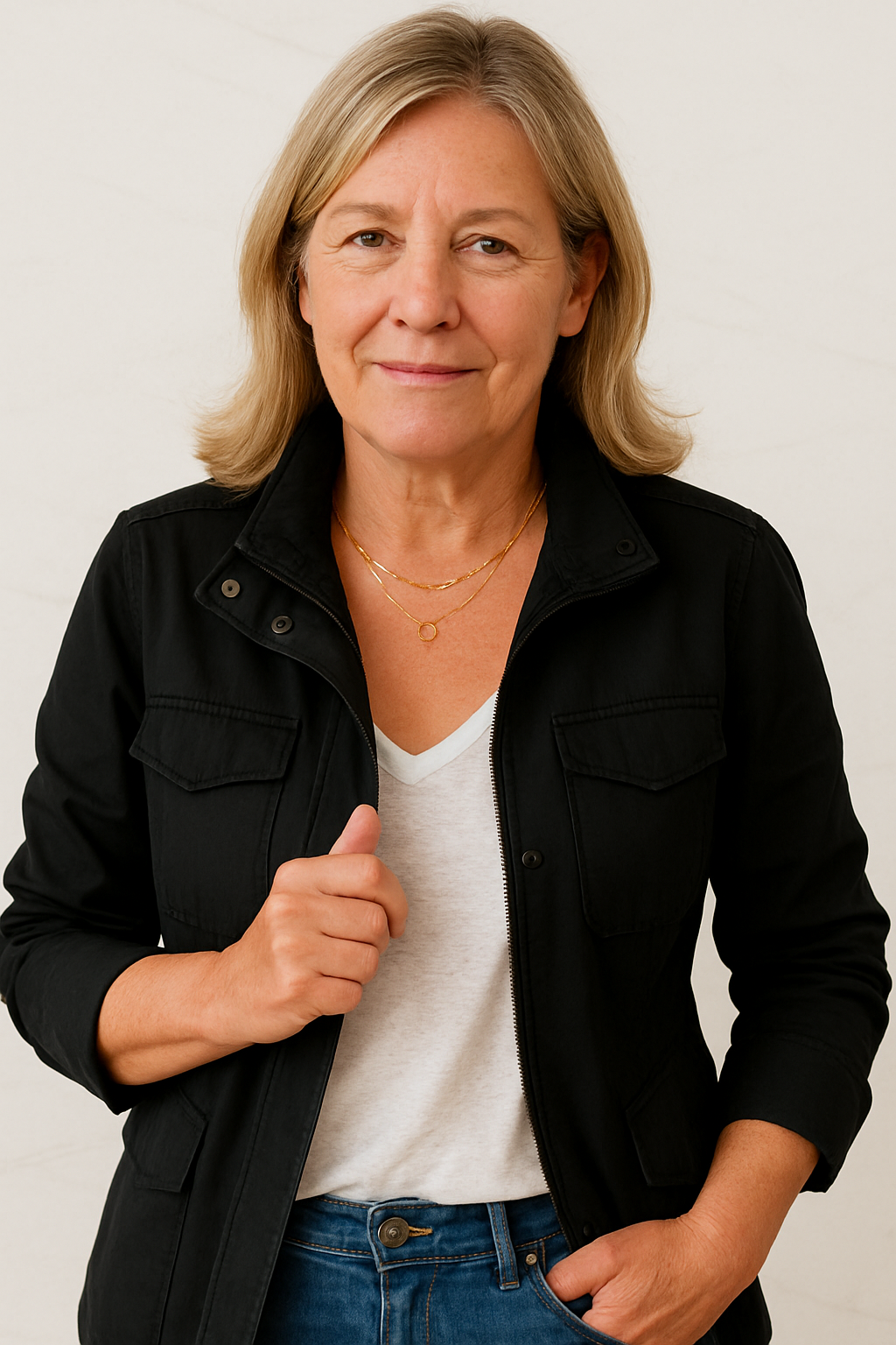 Sofia™ | Stilfuld Casual Utility Jakke