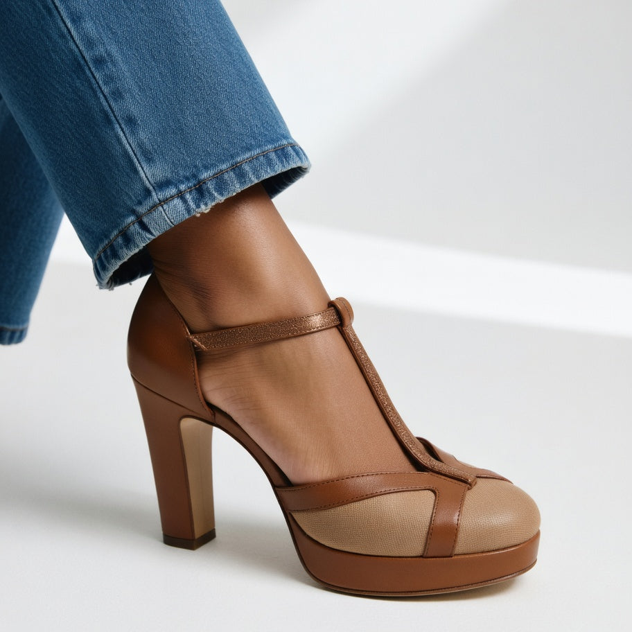 Maëlyne | Retro elegante ergonomiske pumps