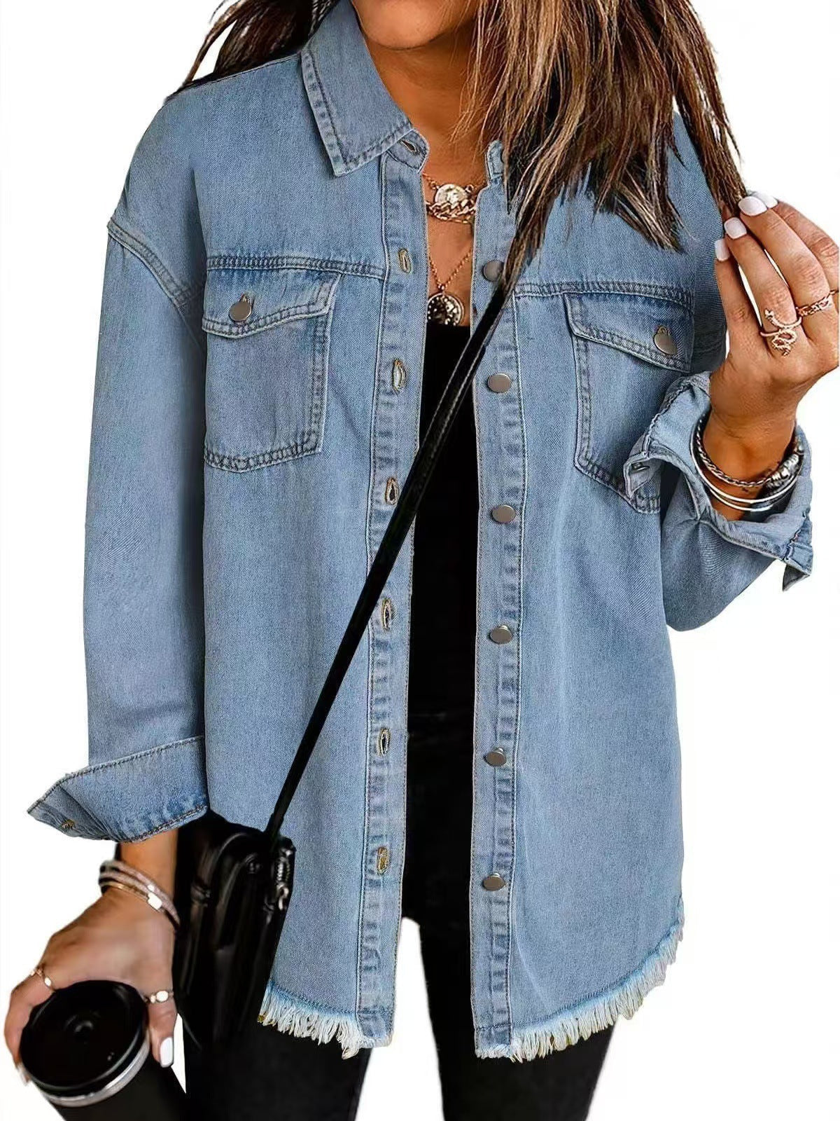 Simone™ – Klassisk denimjakke