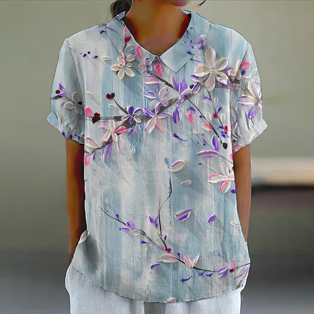 Sofia™ | Blomstret Bluse 