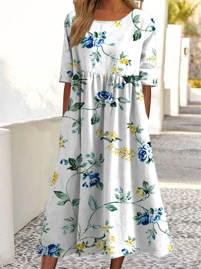 Sofia® | Blod Blomsterkjole