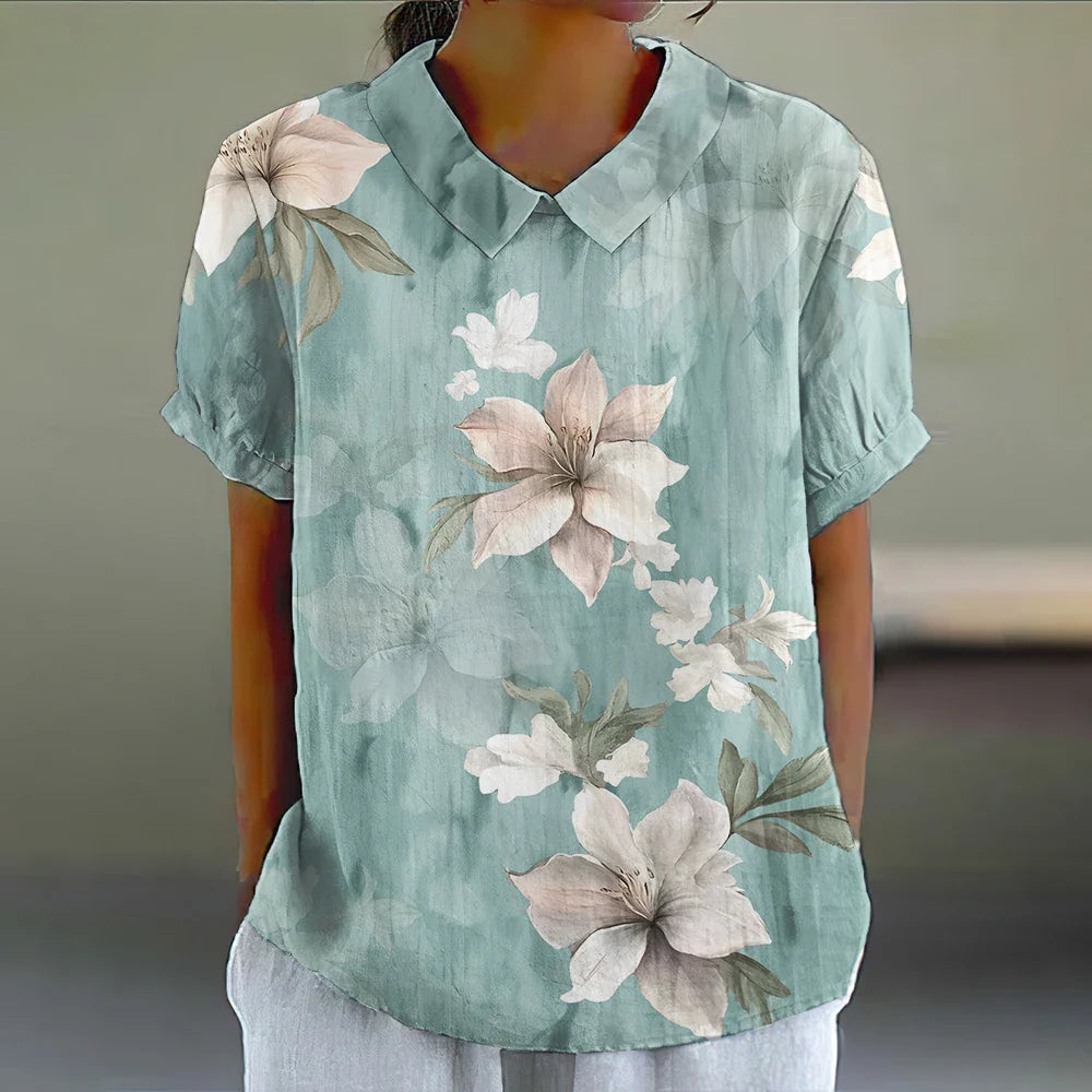 Sofia™ | Blomstret Bluse 