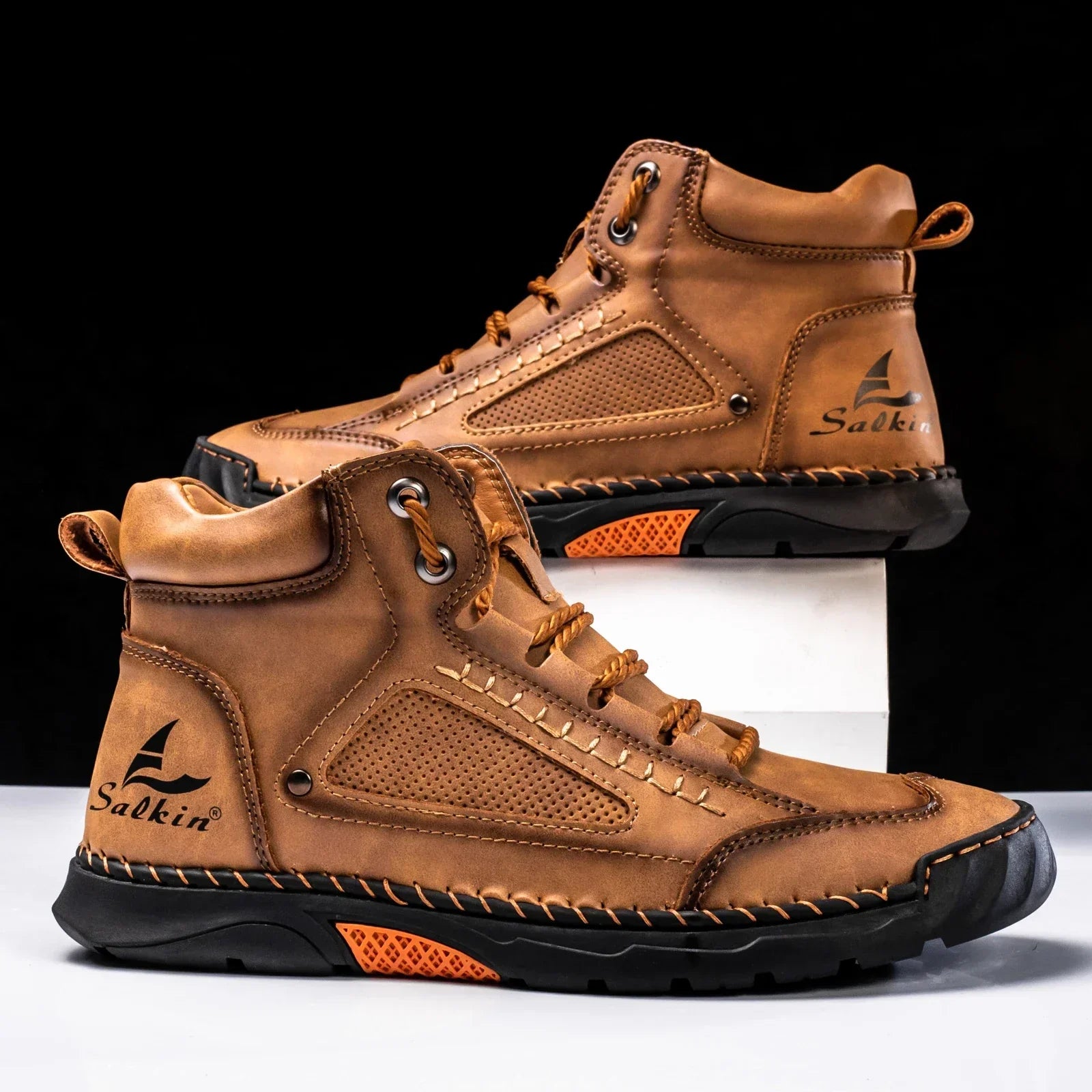 Milan™ | Læder high-top sko