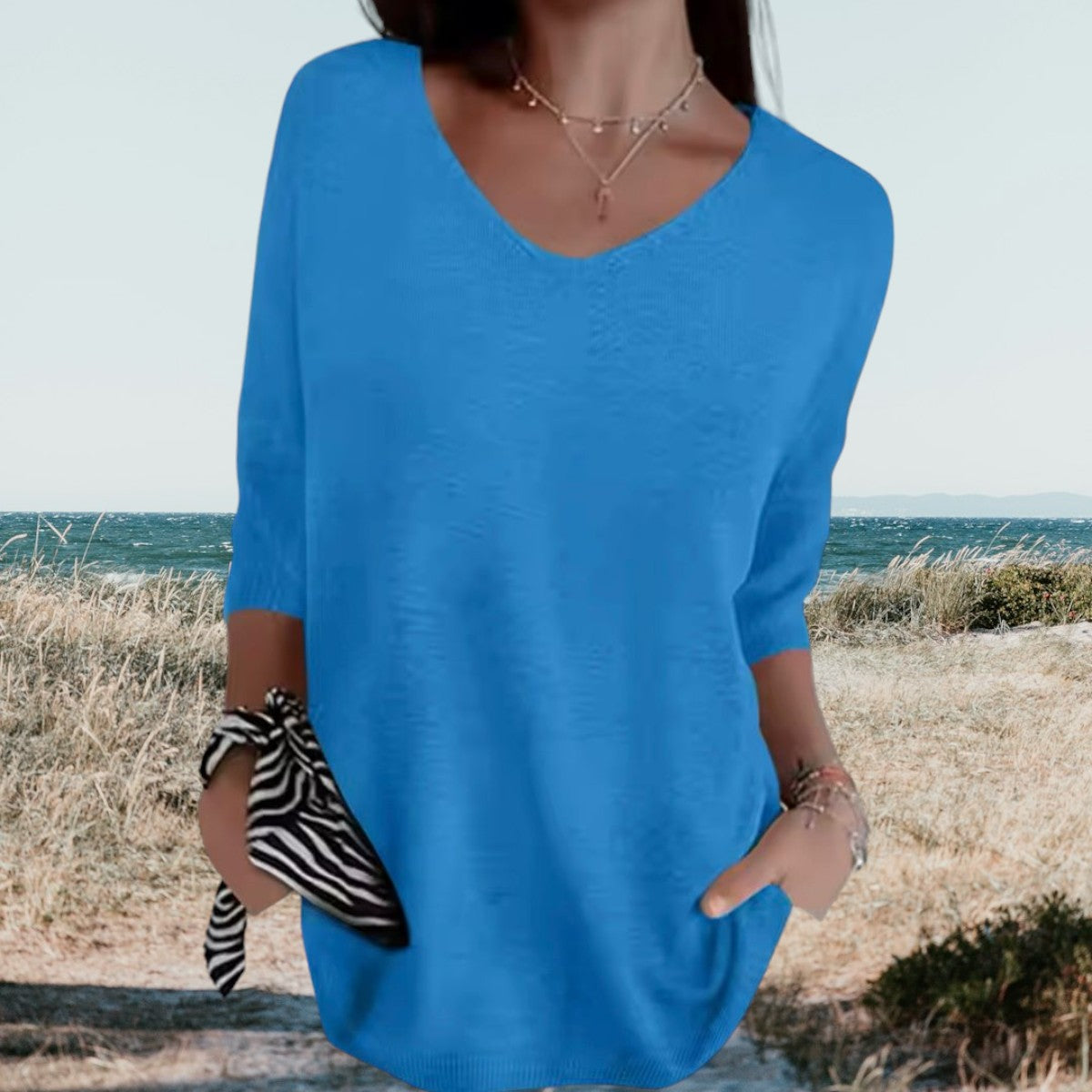 Nena | Stilfuld V-Hals Casual Top