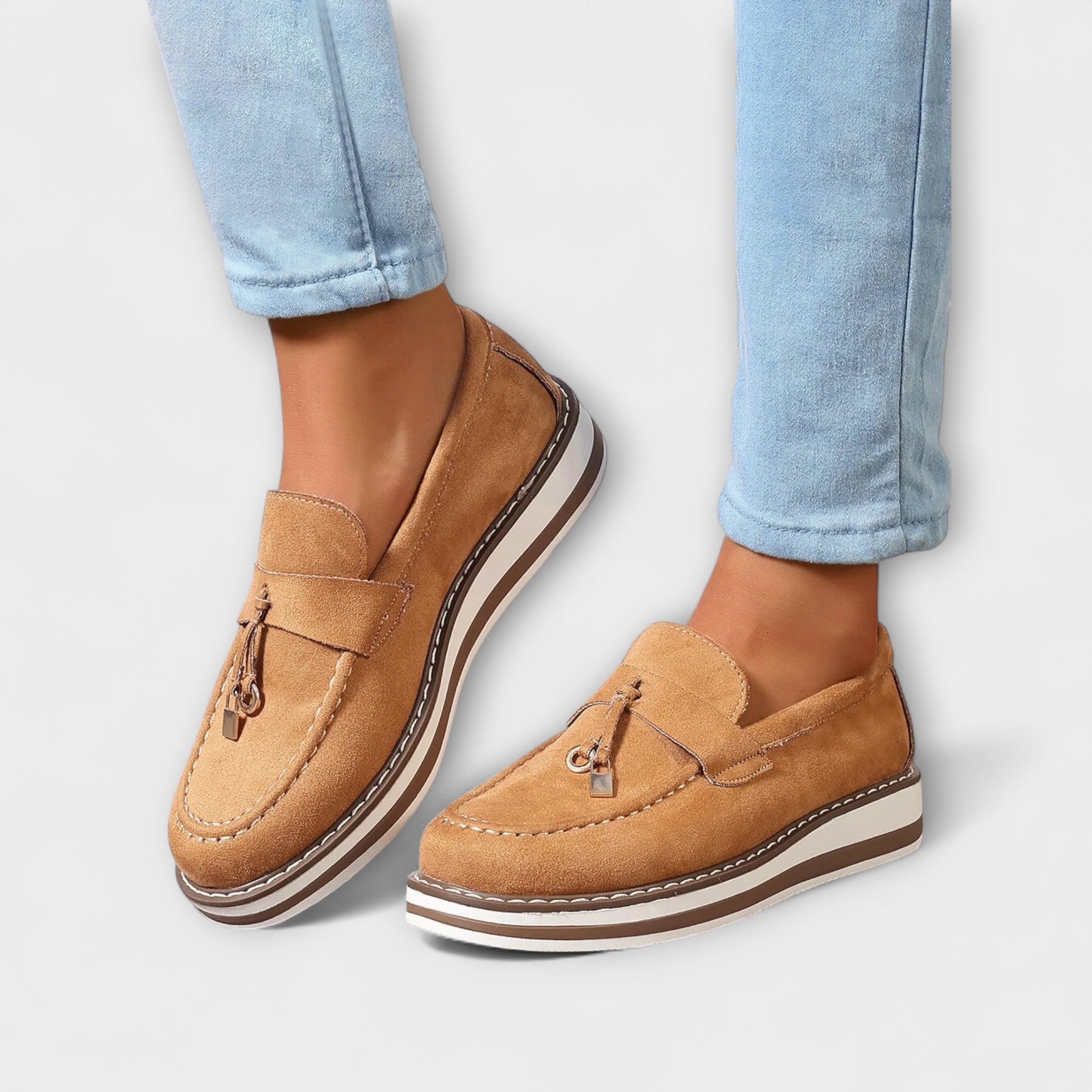 Halo – Casual Loafers med Rund Snude