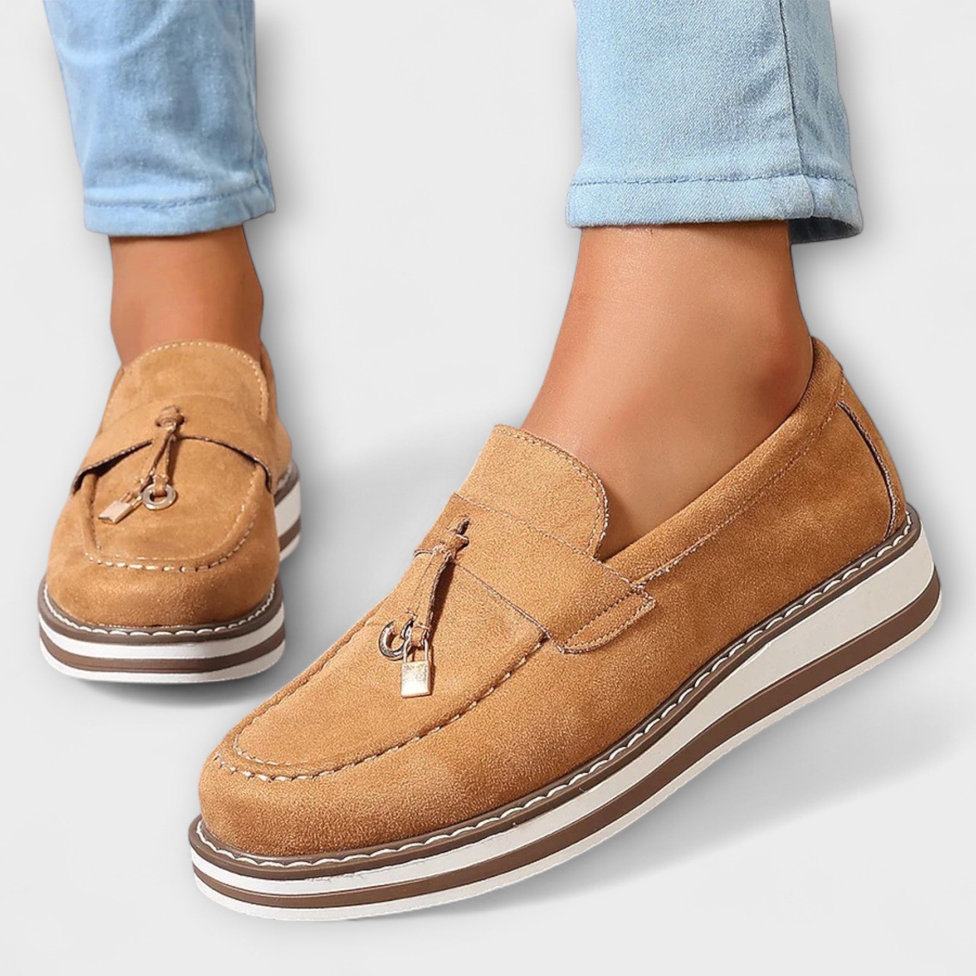 Halo – Casual Loafers med Rund Snude